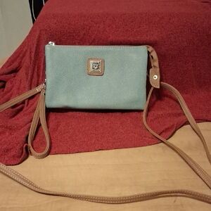 Stone Mountai Light Green Wristlet/ Crossbody